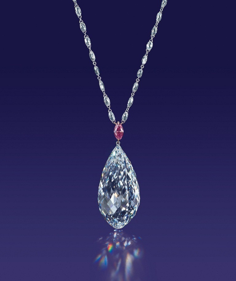 Briolette Diamond Necklace