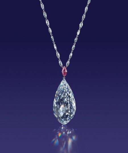 Briolette Diamond Necklace