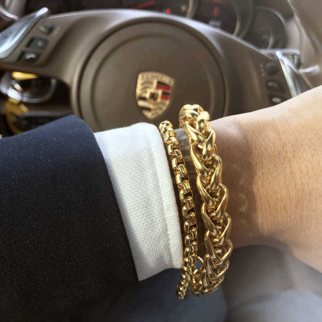 Купить Купить мужские золотые браслеты на руку в Беларуси